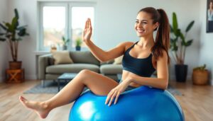 Large Exercise Ball: Transform Your Home Workout and Boost Core Strength Today